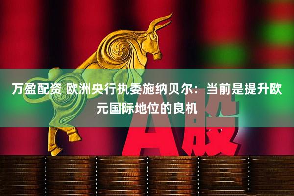 万盈配资 欧洲央行执委施纳贝尔：当前是提升欧元国际地位的良机