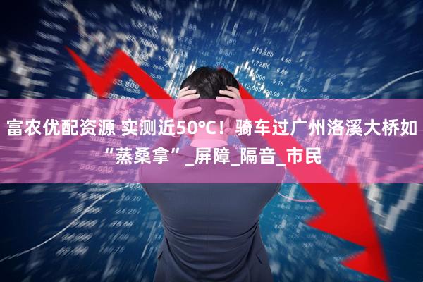 富农优配资源 实测近50℃！骑车过广州洛溪大桥如“蒸桑拿”_屏障_隔音_市民