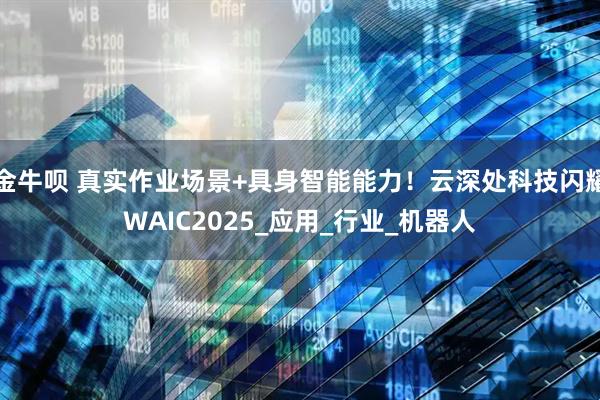 金牛呗 真实作业场景+具身智能能力！云深处科技闪耀WAIC2025_应用_行业_机器人