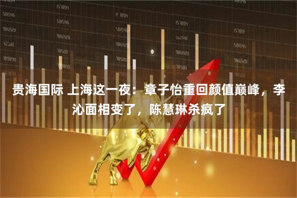 贵海国际 上海这一夜：章子怡重回颜值巅峰，李沁面相变了，陈慧琳杀疯了