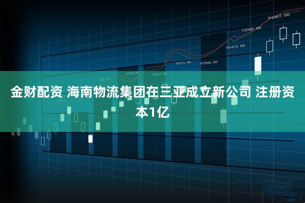 金财配资 海南物流集团在三亚成立新公司 注册资本1亿